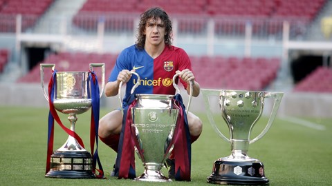 Mùa giải ăn 3 đầy huy hoàng của Puyol trong màu áo Barcelona